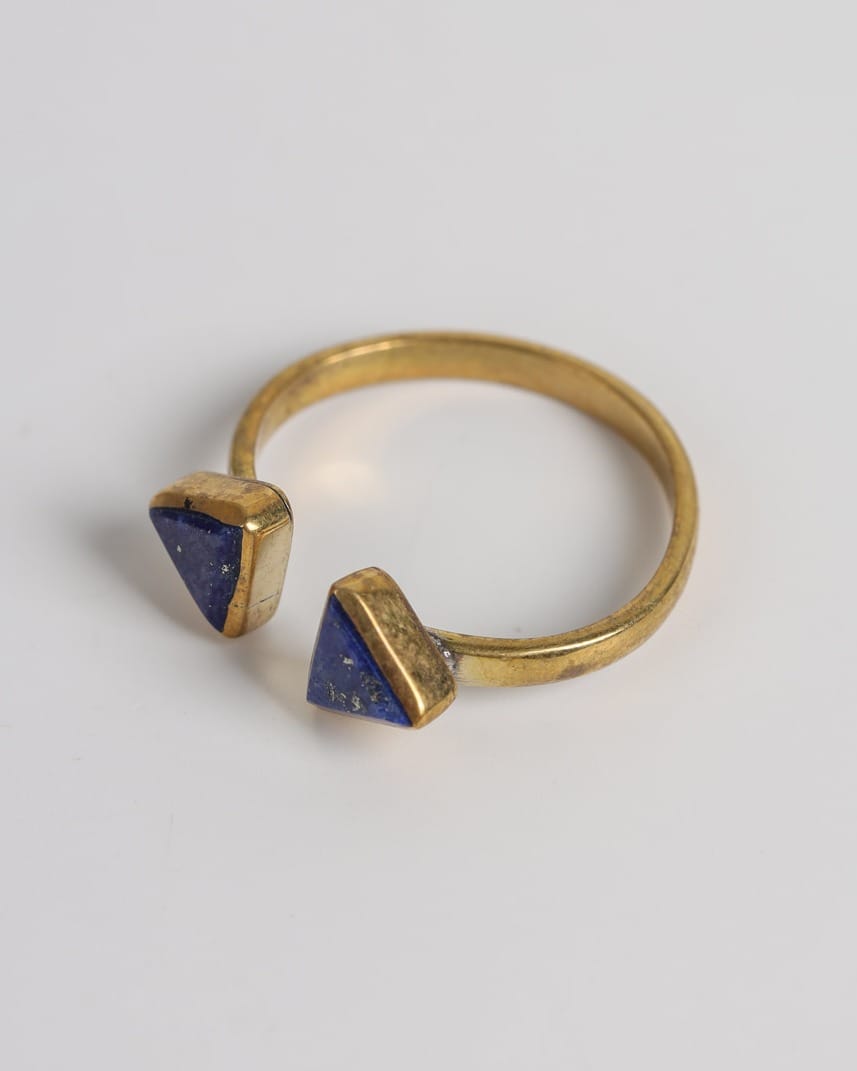 Deep Blue Lapis Lazuli  Ring