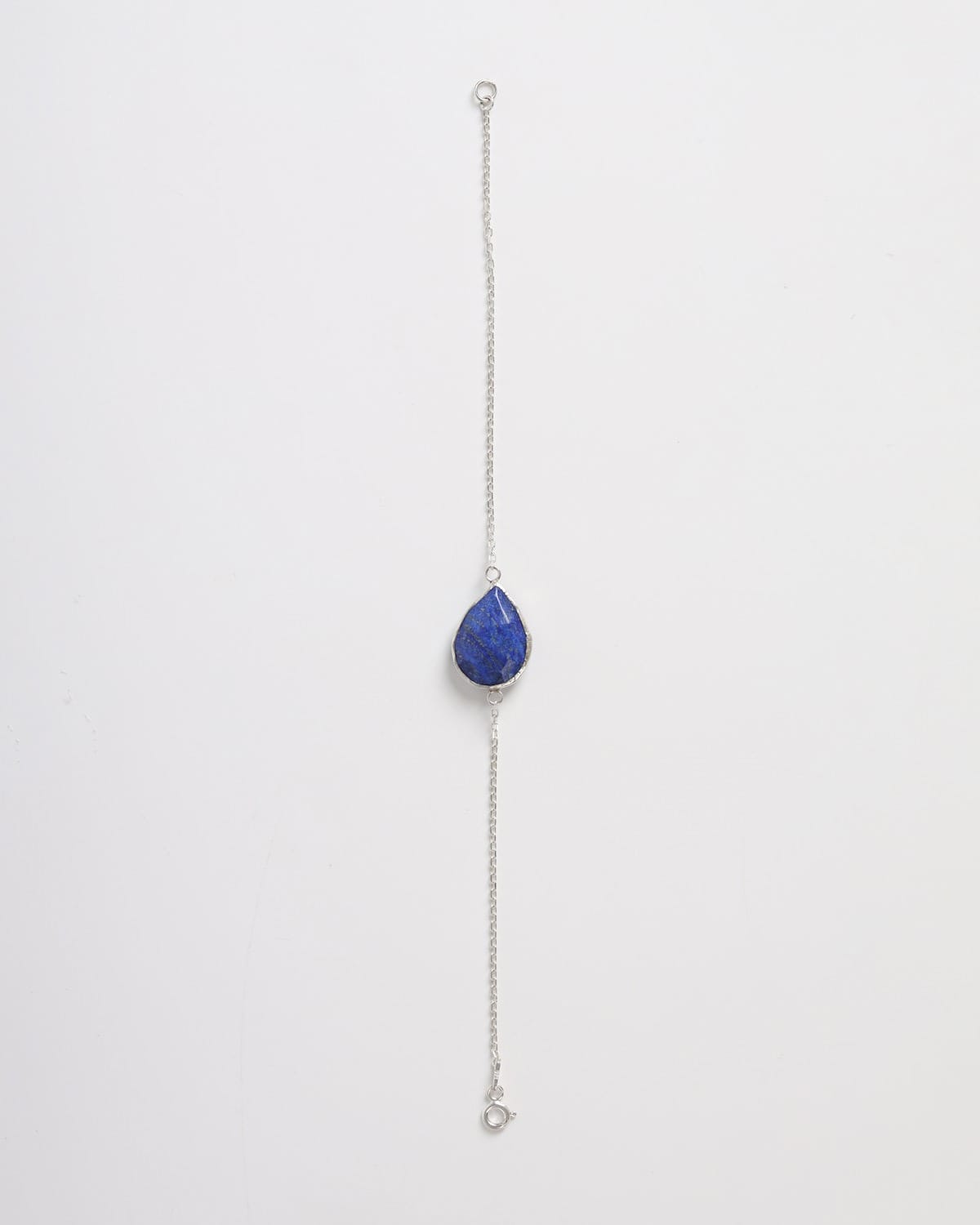 Royal Blue Lapis Silver Bracelet