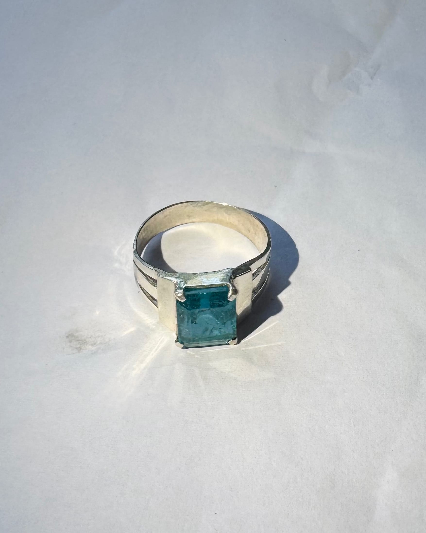 Verdelite Tourmaline Men's Ring