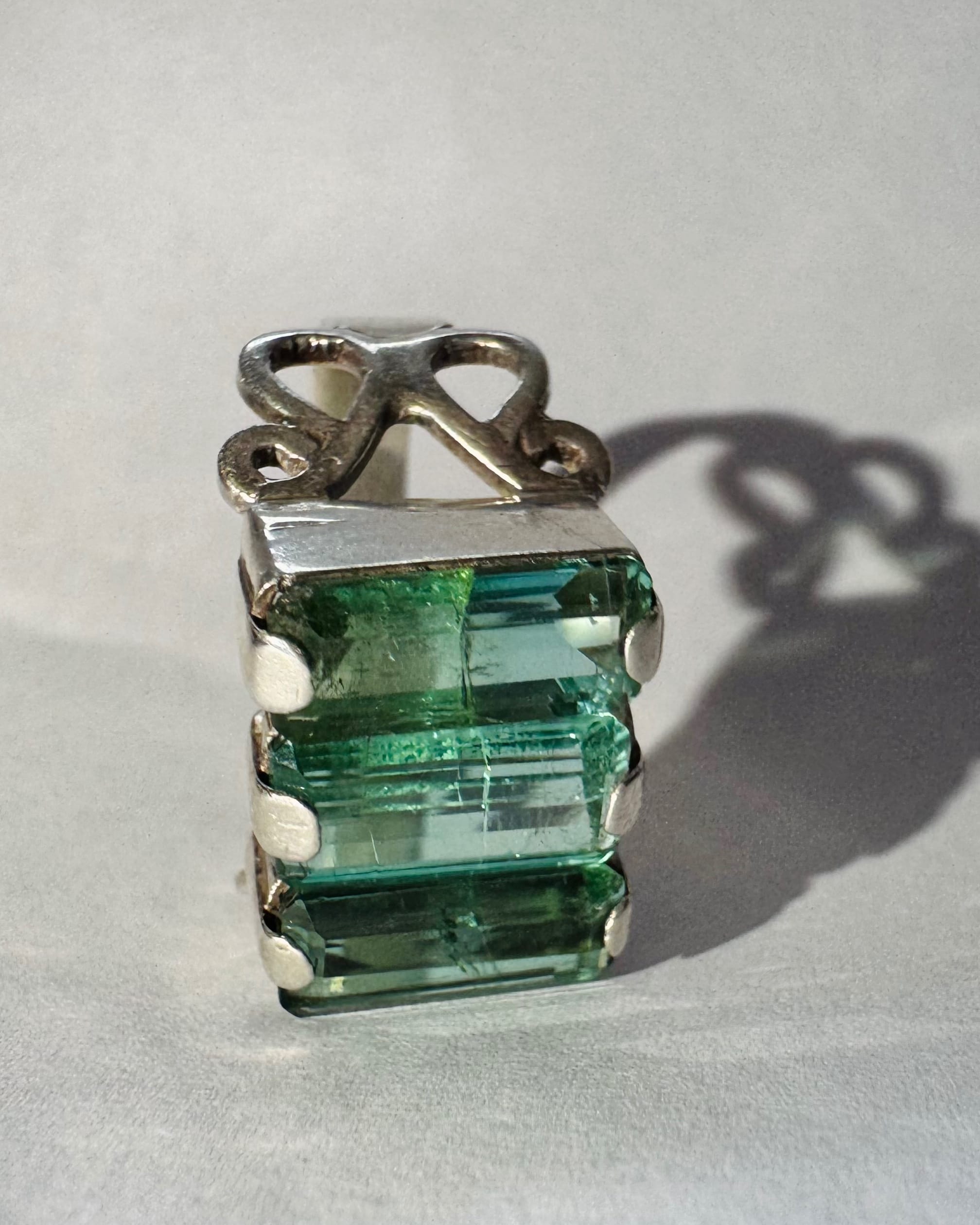 Verdelite(Green Tourmaline) Ring