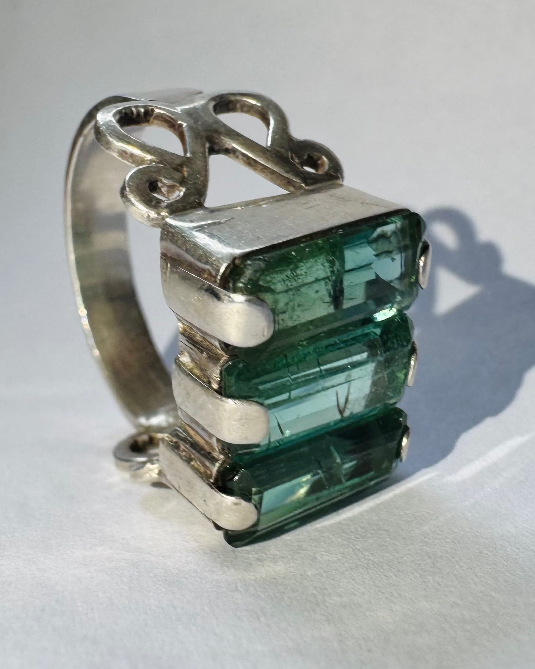 Verdelite(Green Tourmaline) Ring