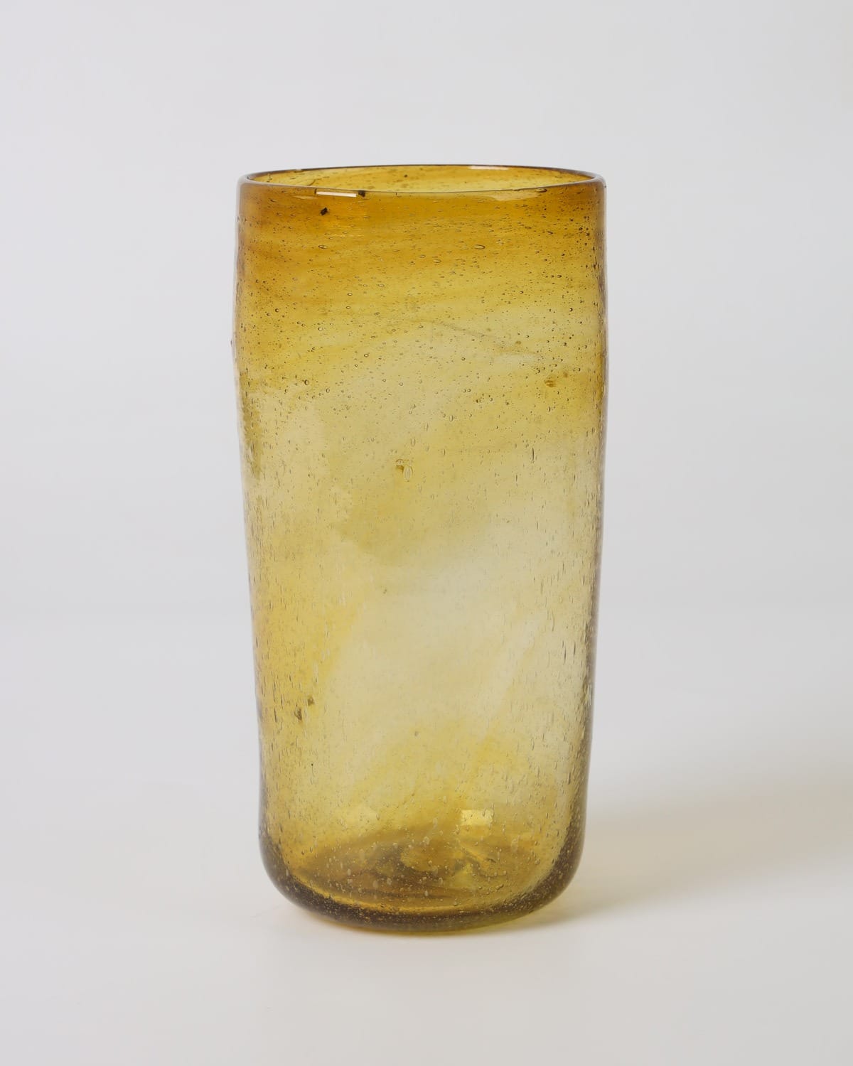 Golden Amber Glass Tumbler