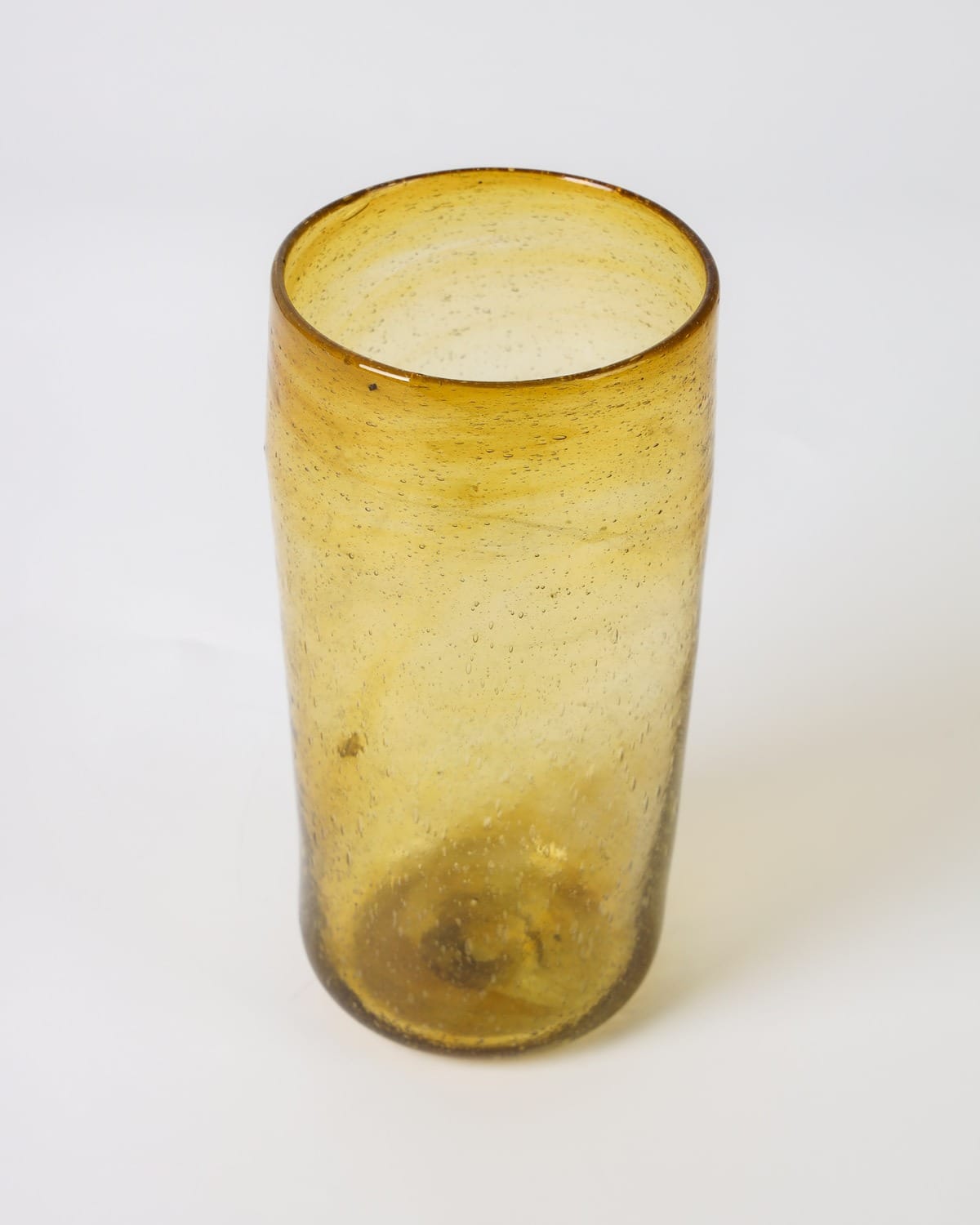 Golden Amber Glass Tumbler