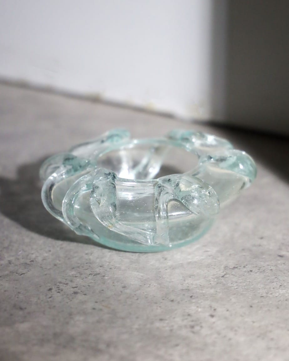Clear Glass Ashtray