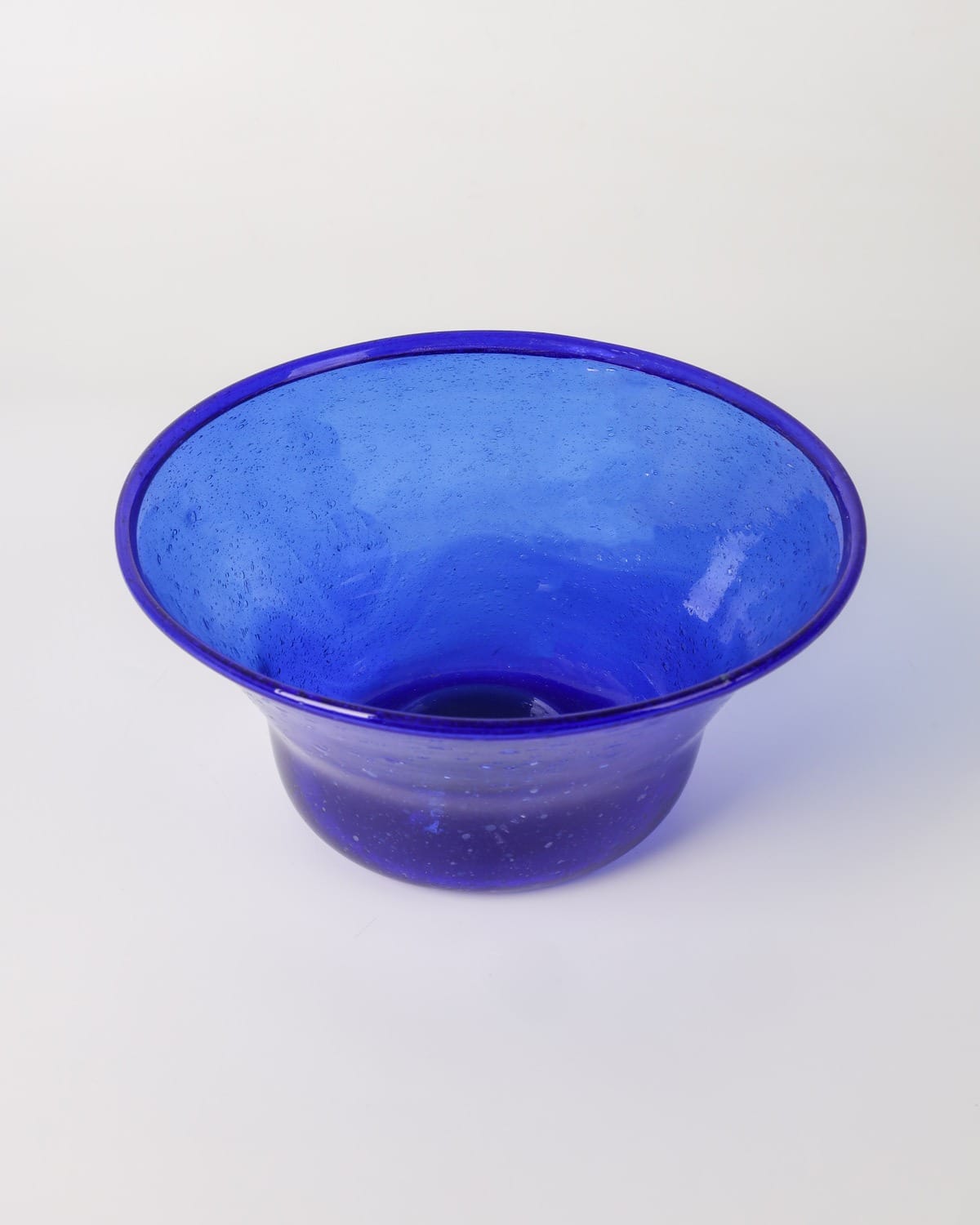 Cobalt Blue Glass Serving Bowl
