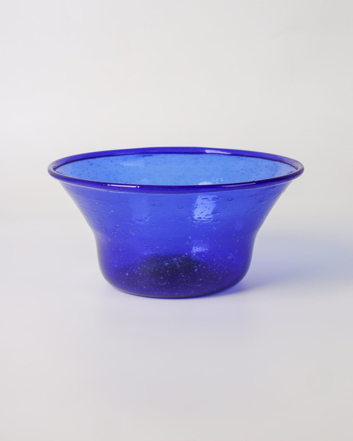 Cobalt Blue Glass Serving Bowl