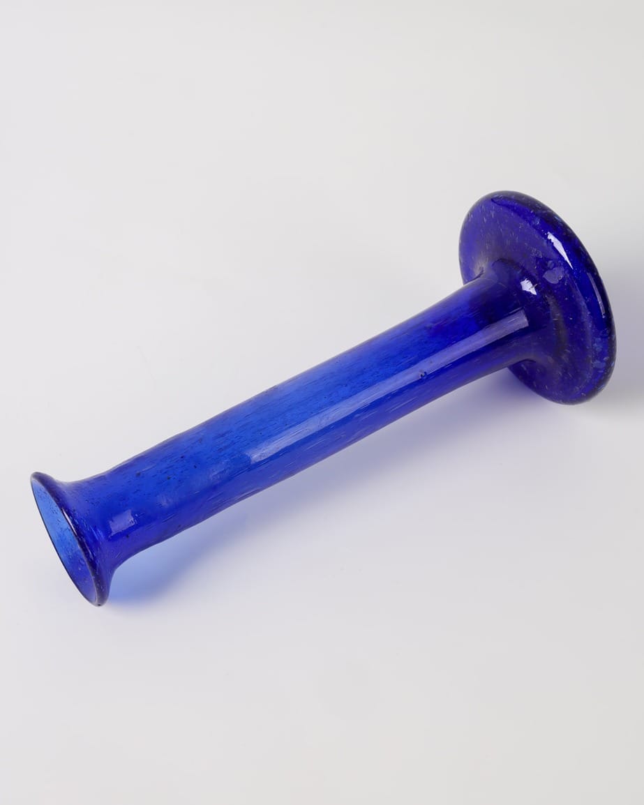 Cobalt Blue Glass Bud Vase