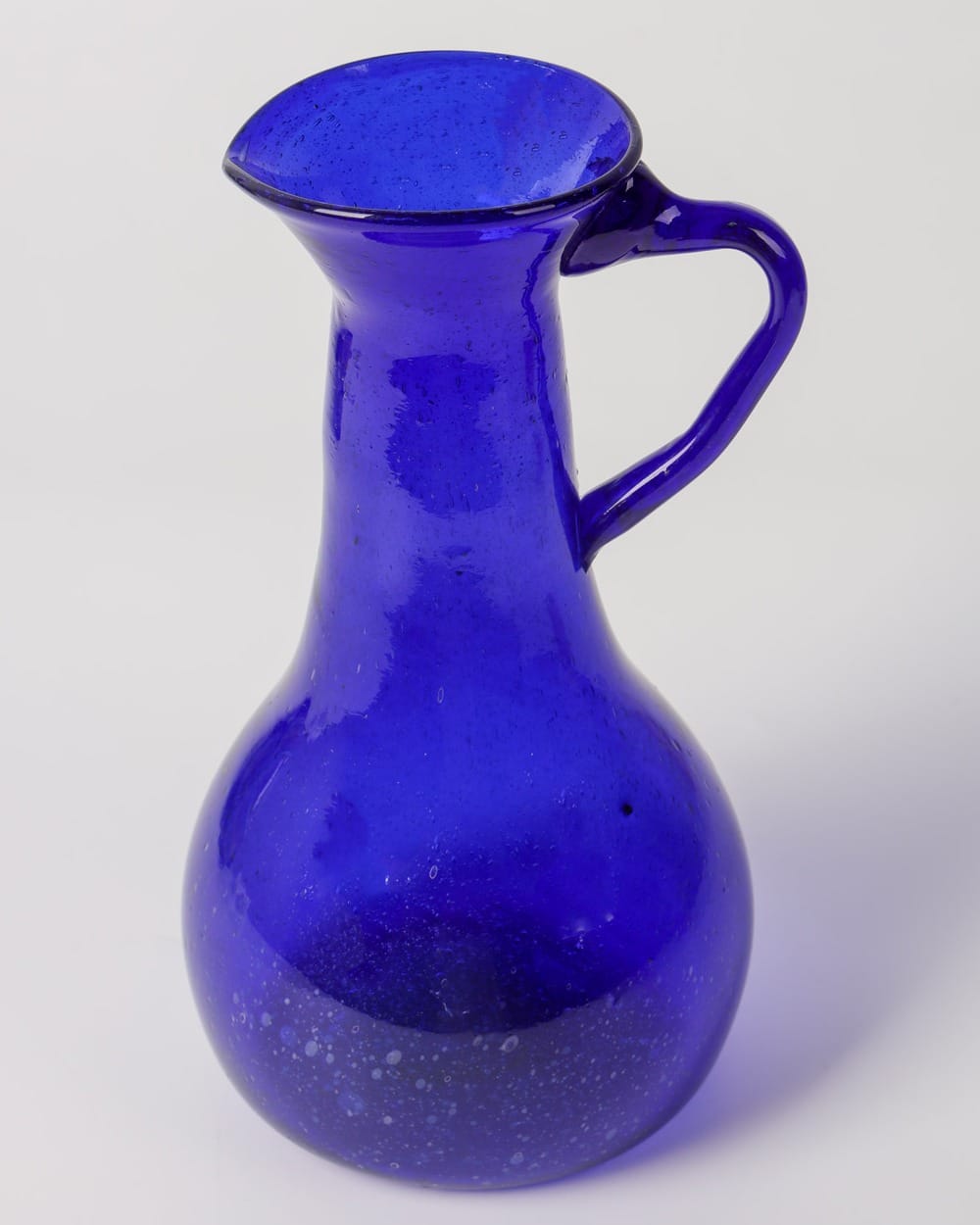 Cobalt Blue Glass Water Jug