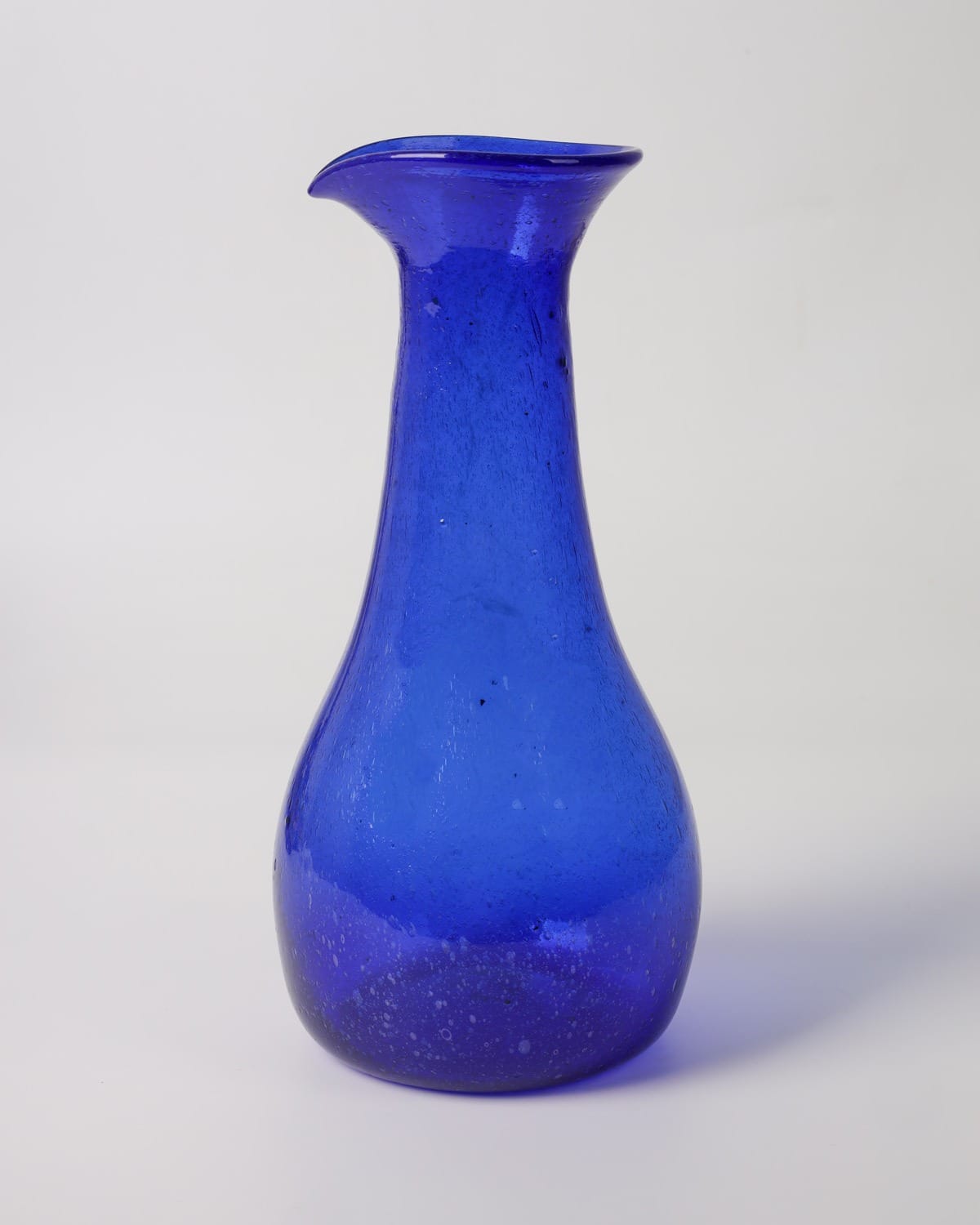 Cobalt Blue Glass Vase & Beverage Carafe