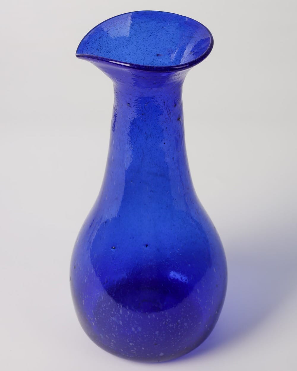 Cobalt Blue Glass Vase & Beverage Carafe