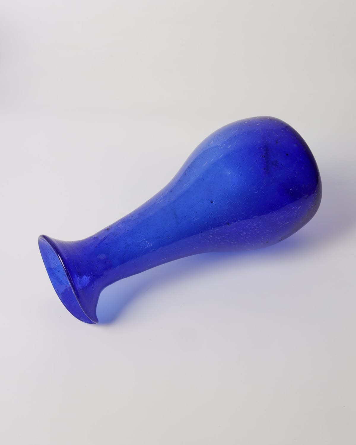 Cobalt Blue Glass Vase & Beverage Carafe