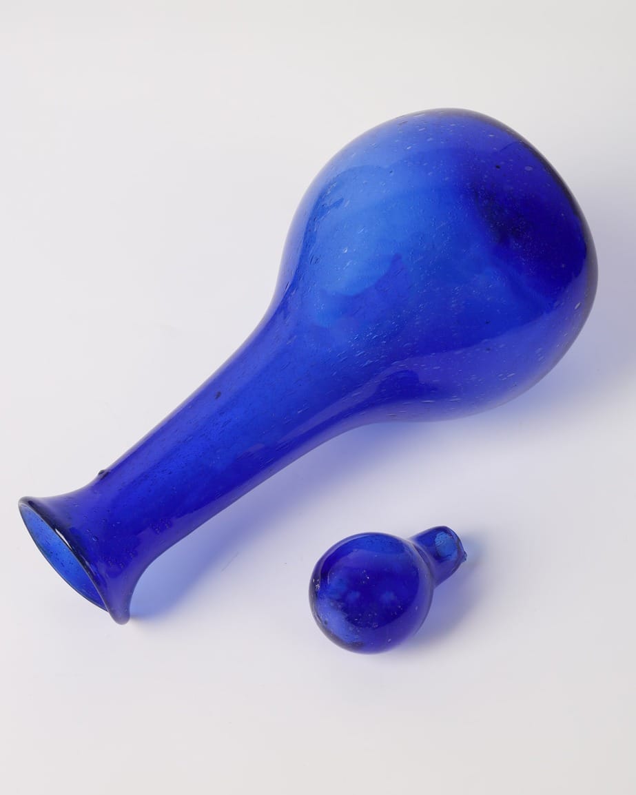 Blue Cobalt Blue Glass Beverage Set