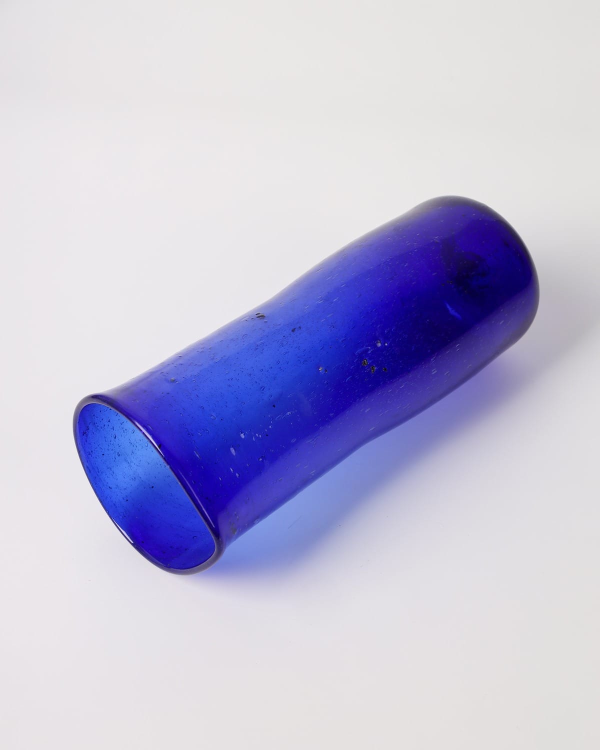 Handcrafted Cobalt Blue Glass & Mini Carafe