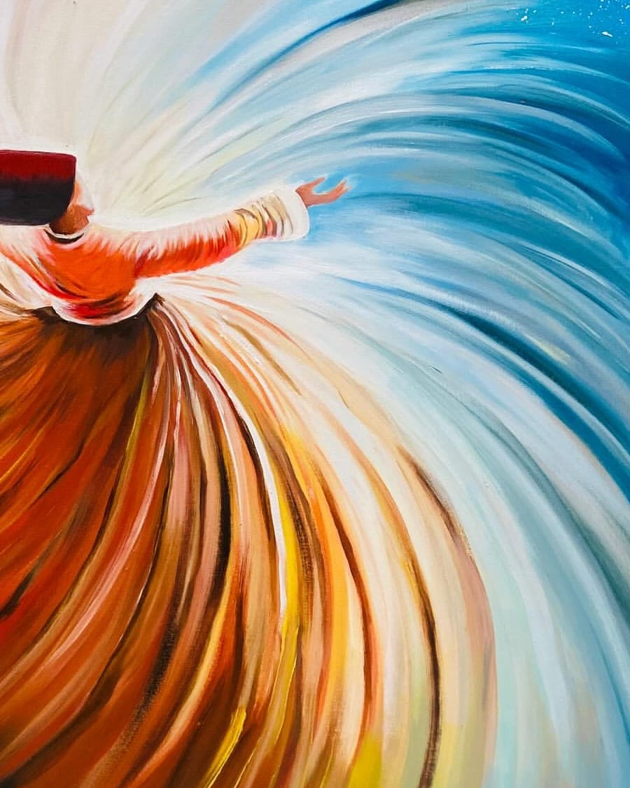 Sema Dance Art Work Sufi Dance