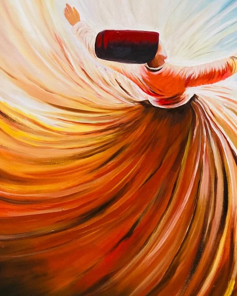 Sema Dance Art Work Sufi Dance
