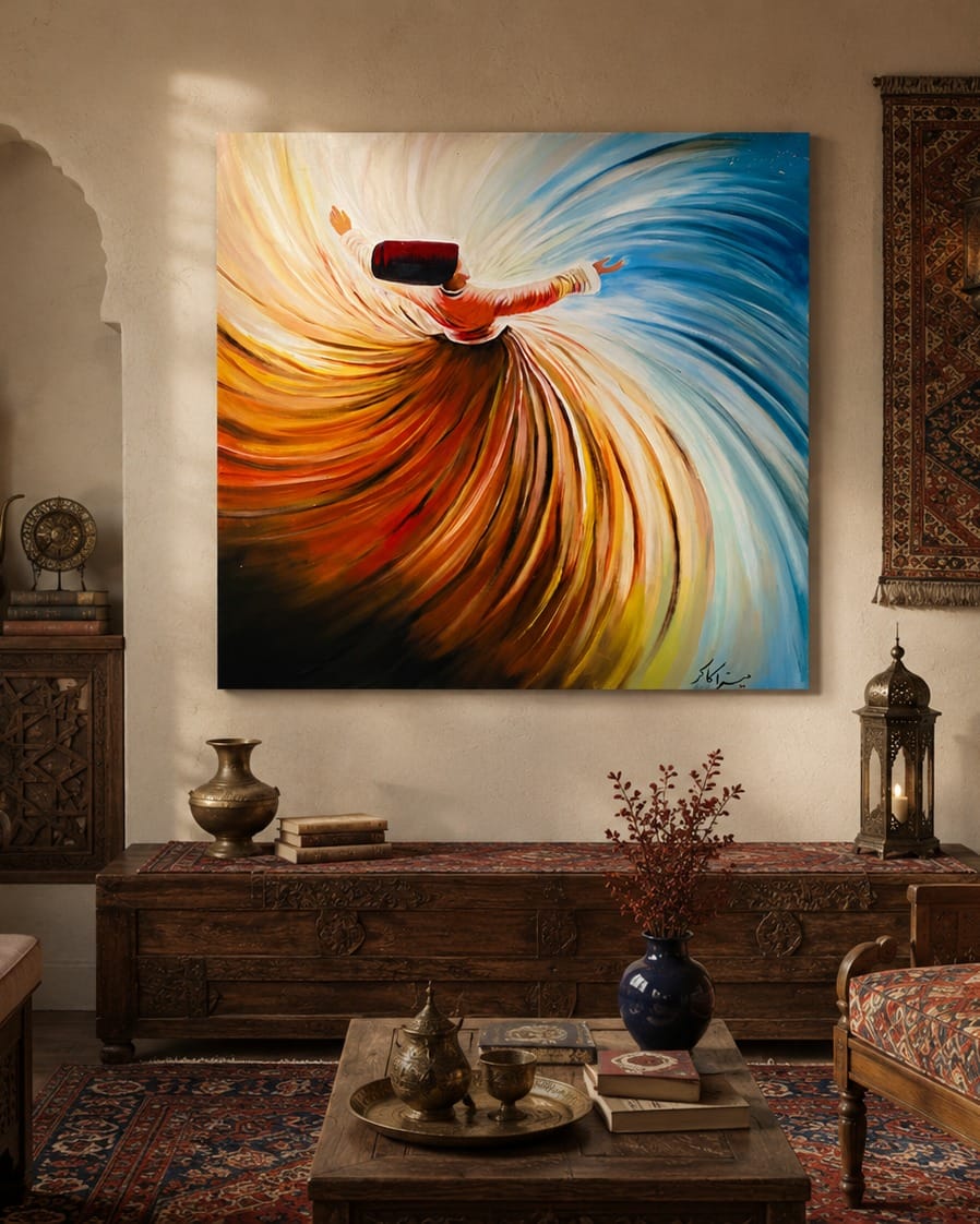 Sema Dance Art Work Sufi Dance