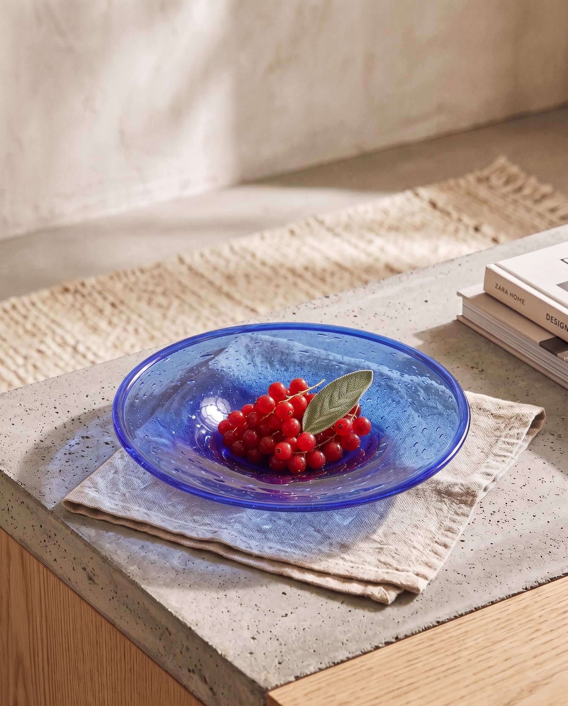 Cobalt Blue Glass Bowl Set Small & Large