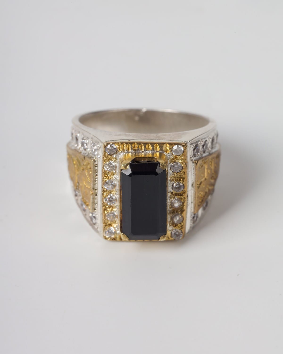 Men’s Kunar Beryl Silver Ring