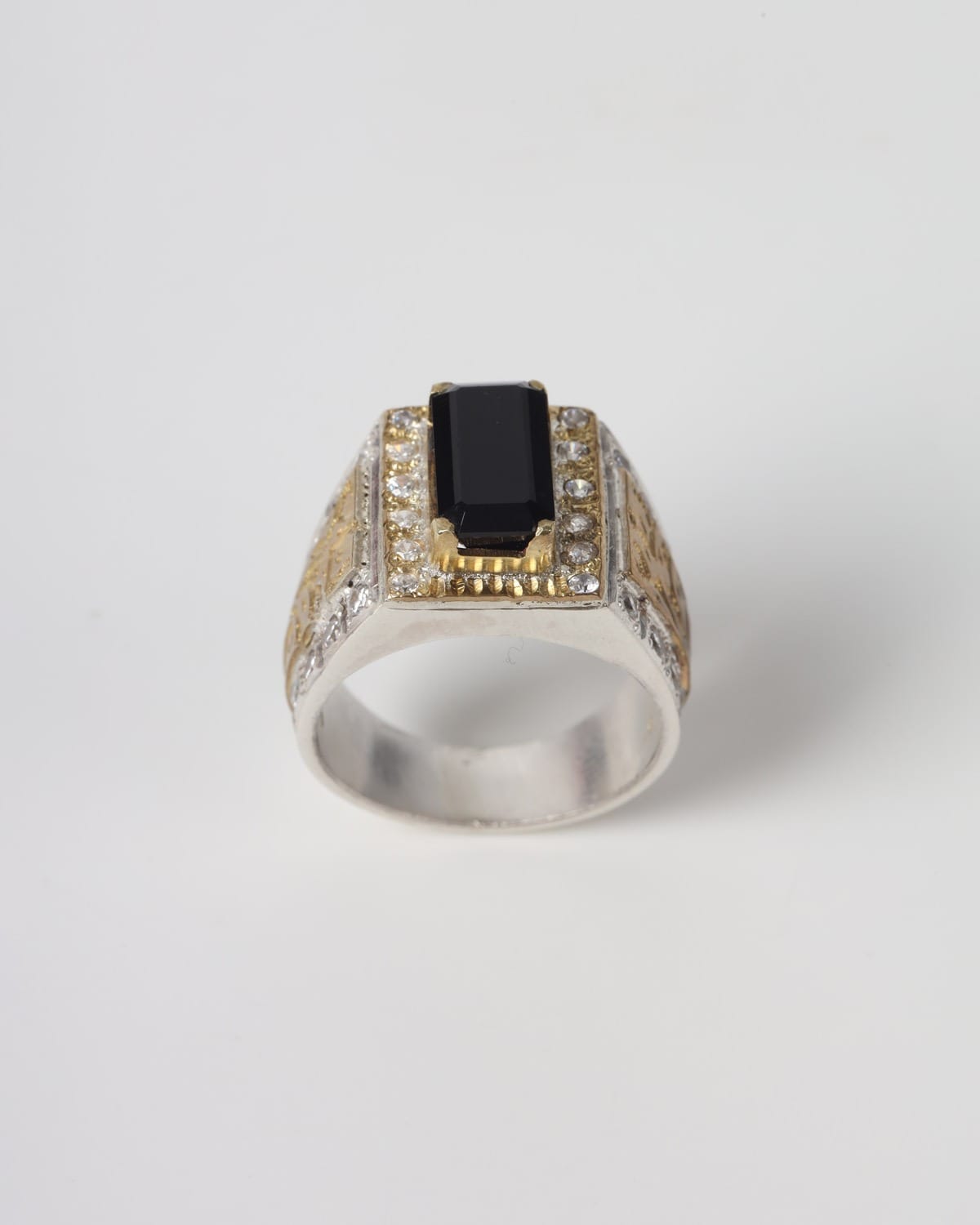 Men’s Kunar Beryl Silver Ring