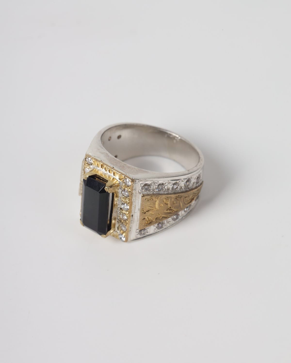 Men’s Kunar Beryl Silver Ring