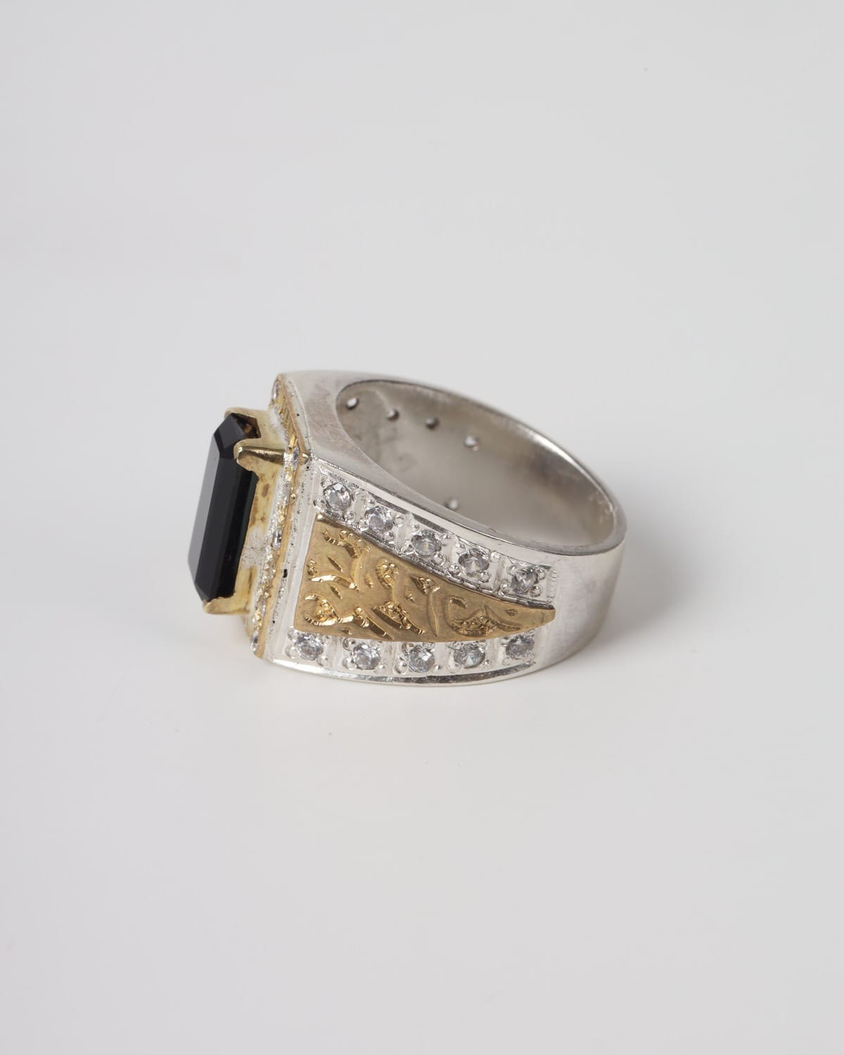 Men’s Kunar Beryl Silver Ring