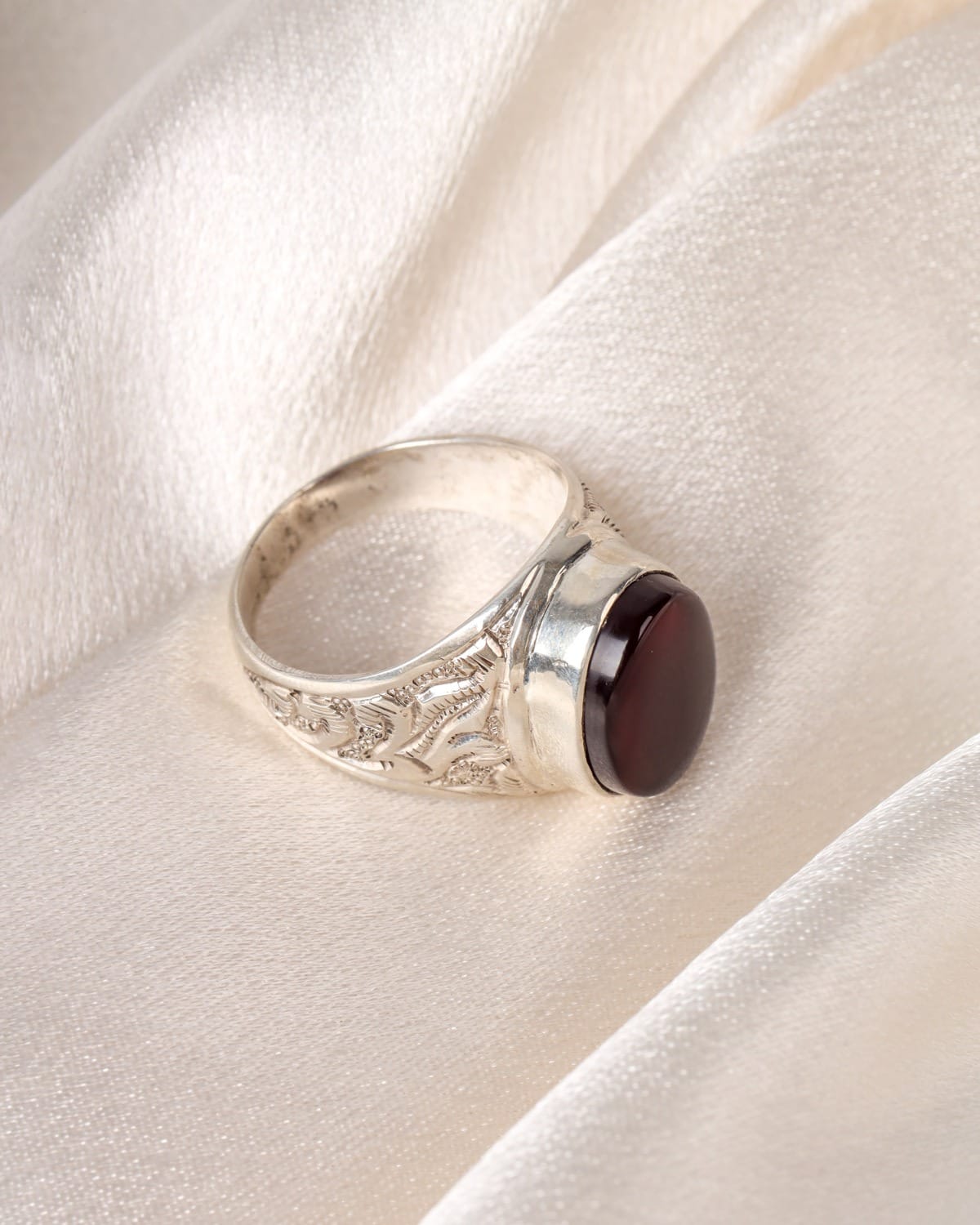 Men’s 925 Silver Aqeeq Ring
