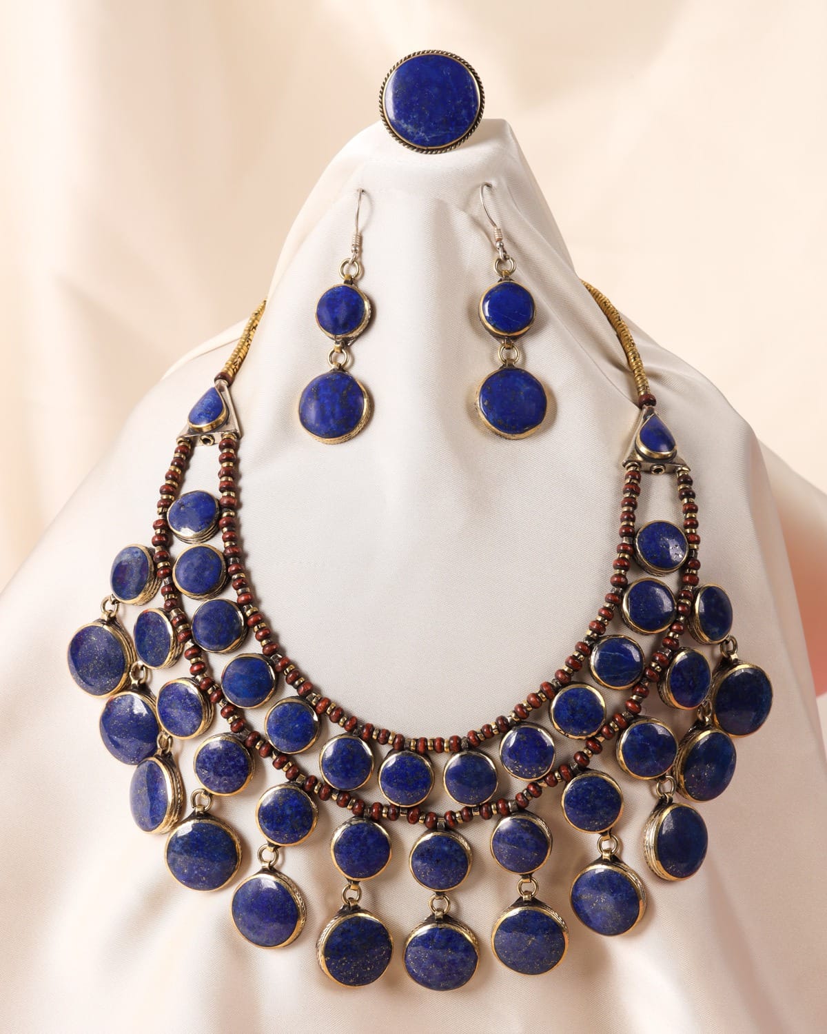 Lapis Lazuli Heritage Jewelry Set