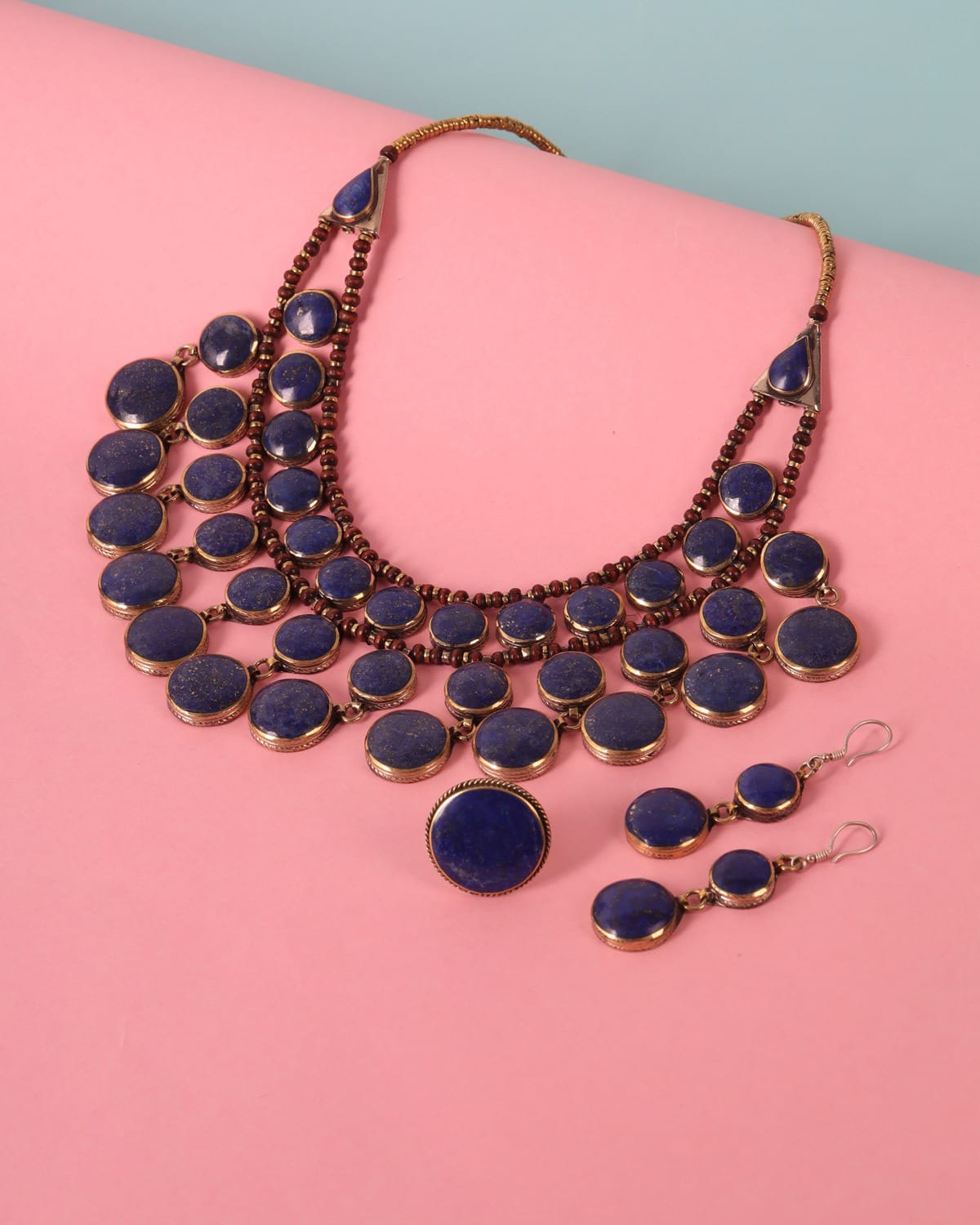 Lapis Lazuli Heritage Jewelry Set