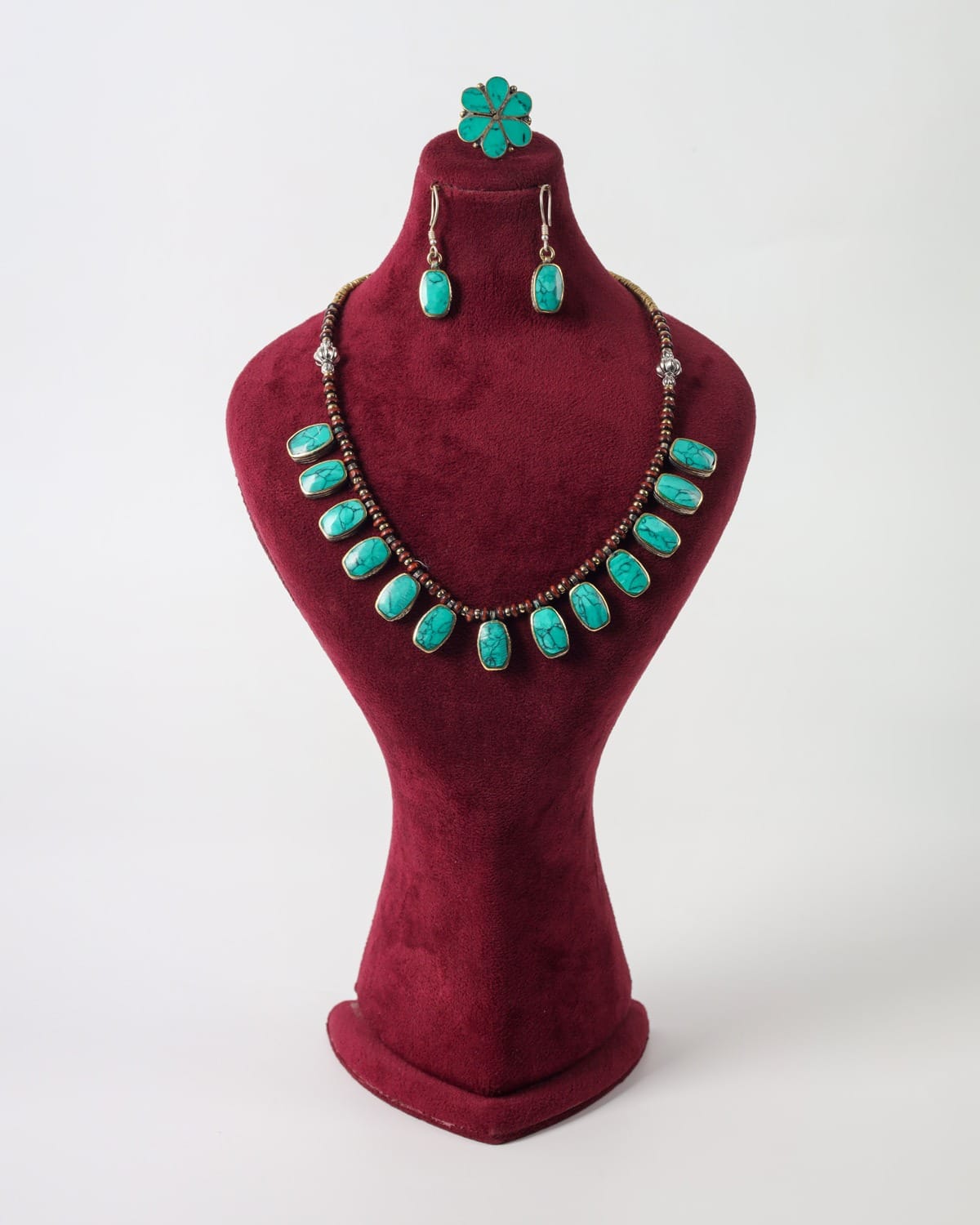 American Turquoise Jewelry Set
