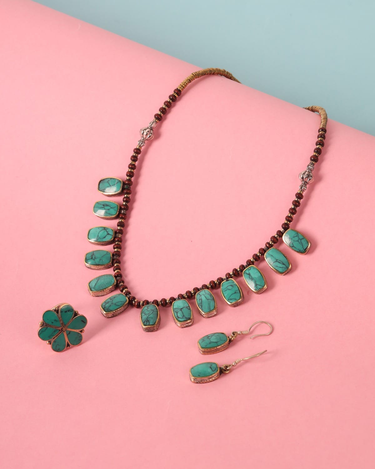 American Turquoise Jewelry Set