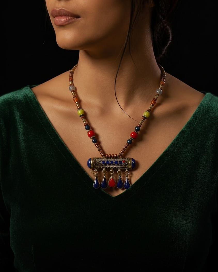 Royal  Gemstone Necklace