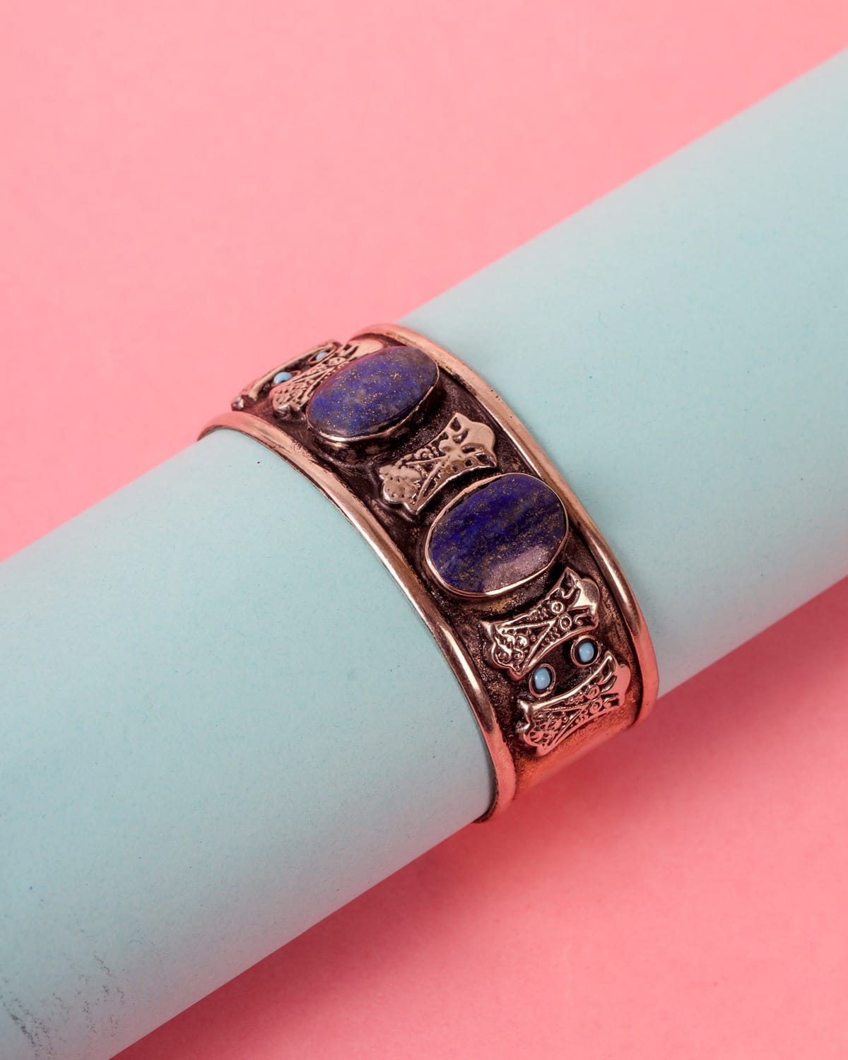 Badakhshan Lapis Lazuli Heritage Cuff