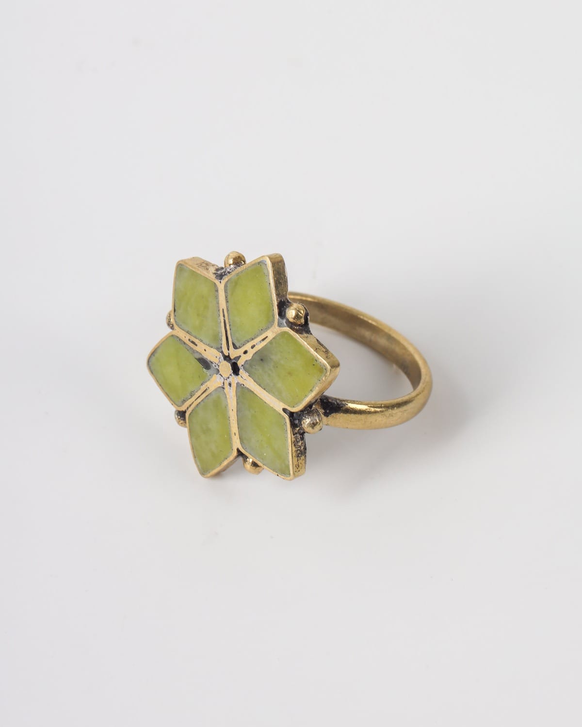 Kandahar Shamqad Floral Ring