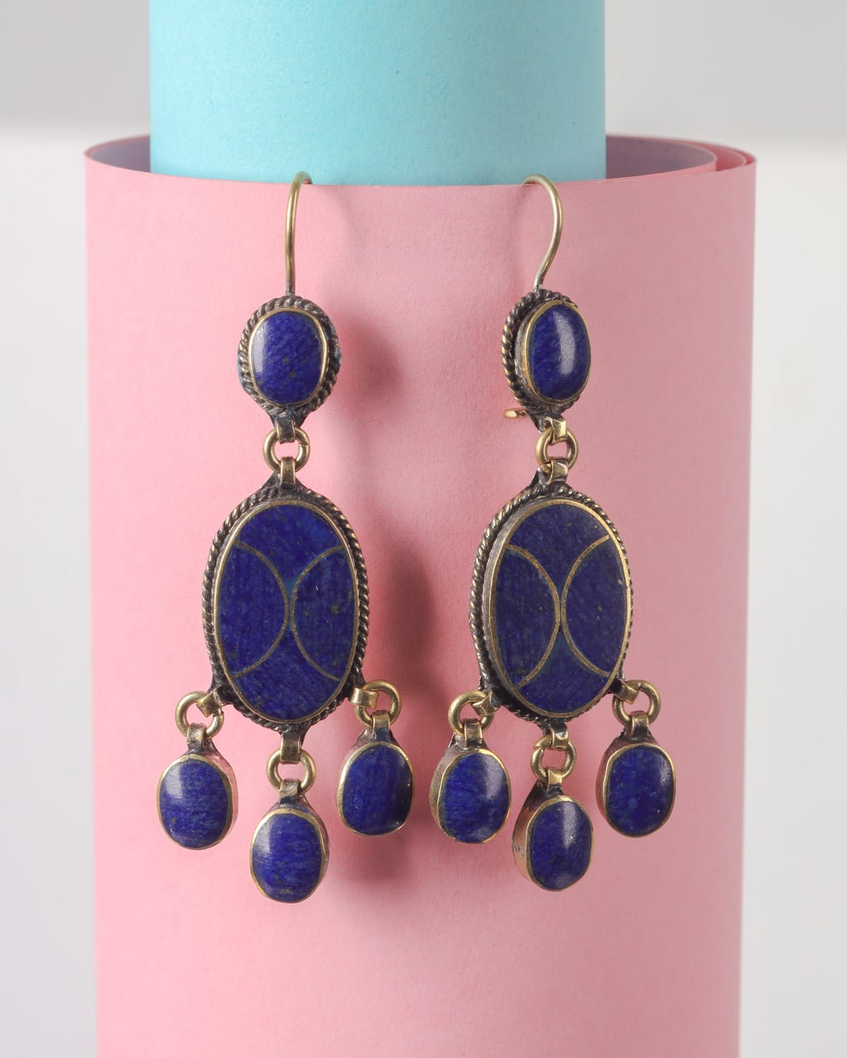 Badakhshan Lapis Lazuli Drop Earrings