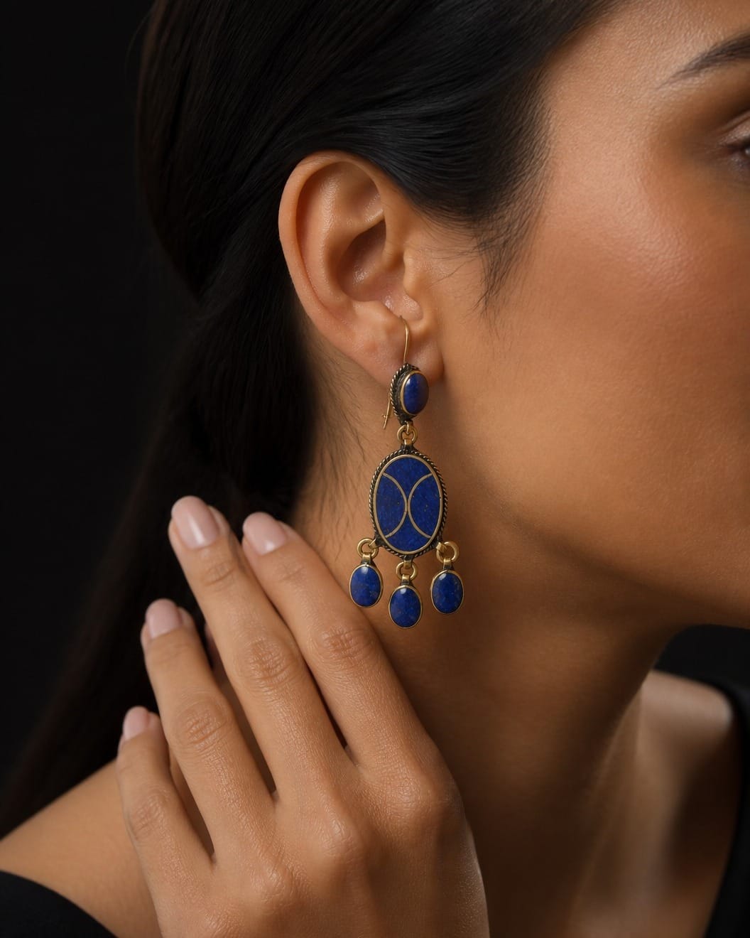 Badakhshan Lapis Lazuli Drop Earrings