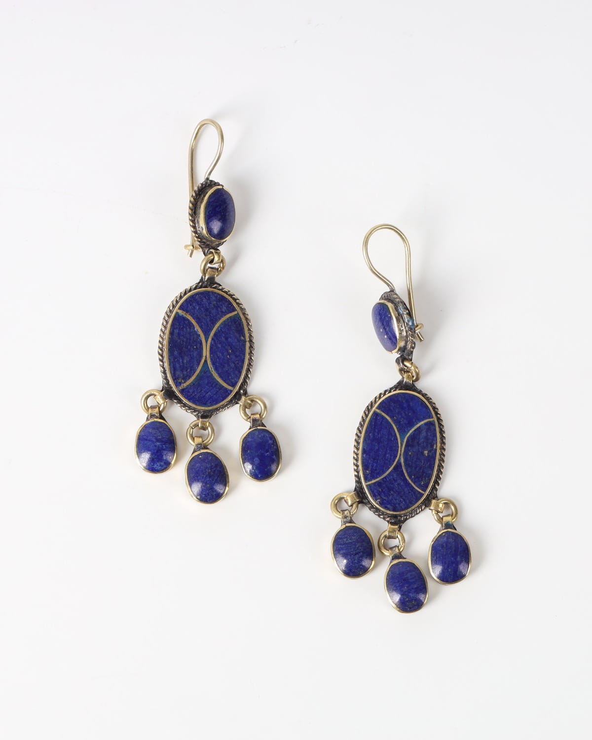 Badakhshan Lapis Lazuli Drop Earrings