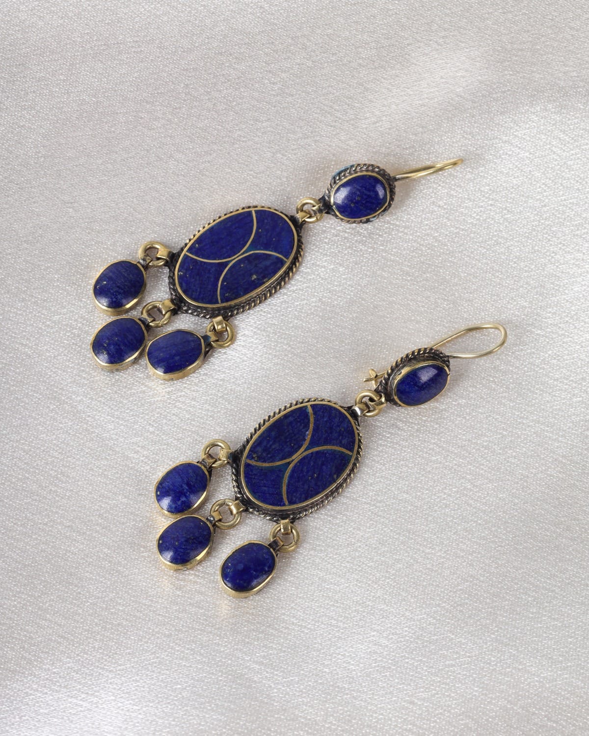 Badakhshan Lapis Lazuli Drop Earrings