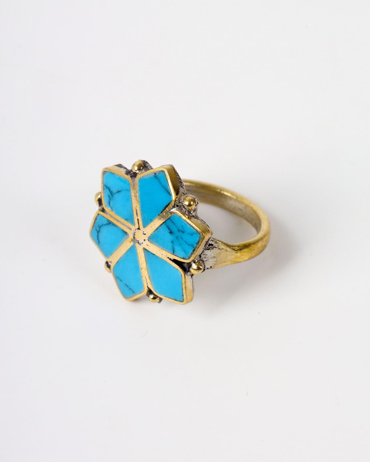 Afghan Bird Design Turquoise Set