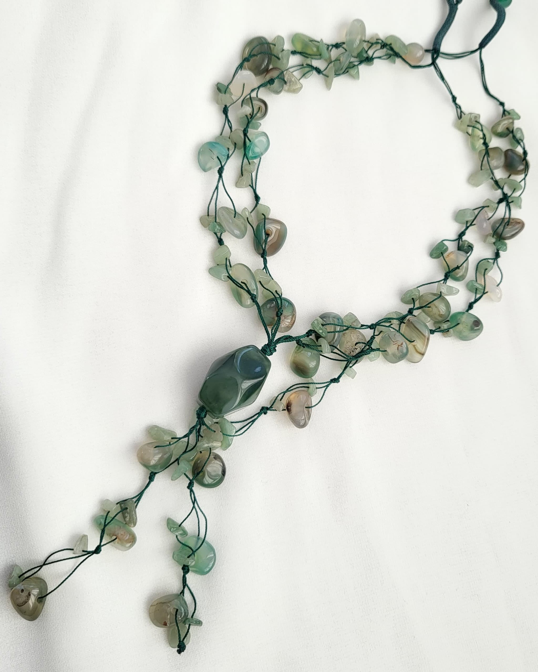 Handmade Green Agate Pendant