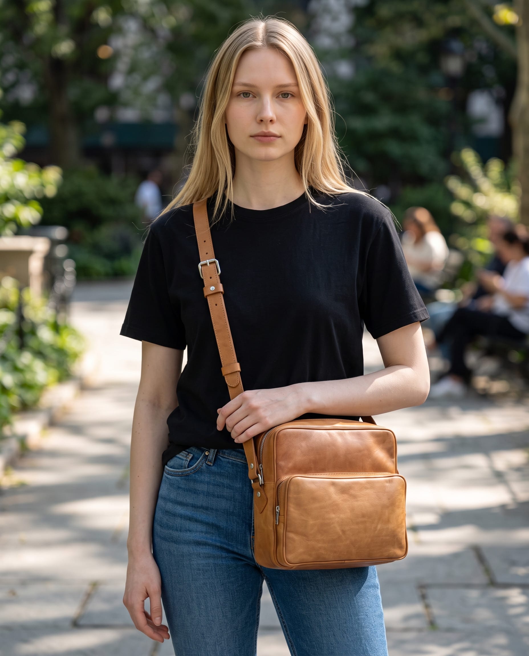 Brown Leather  Bag