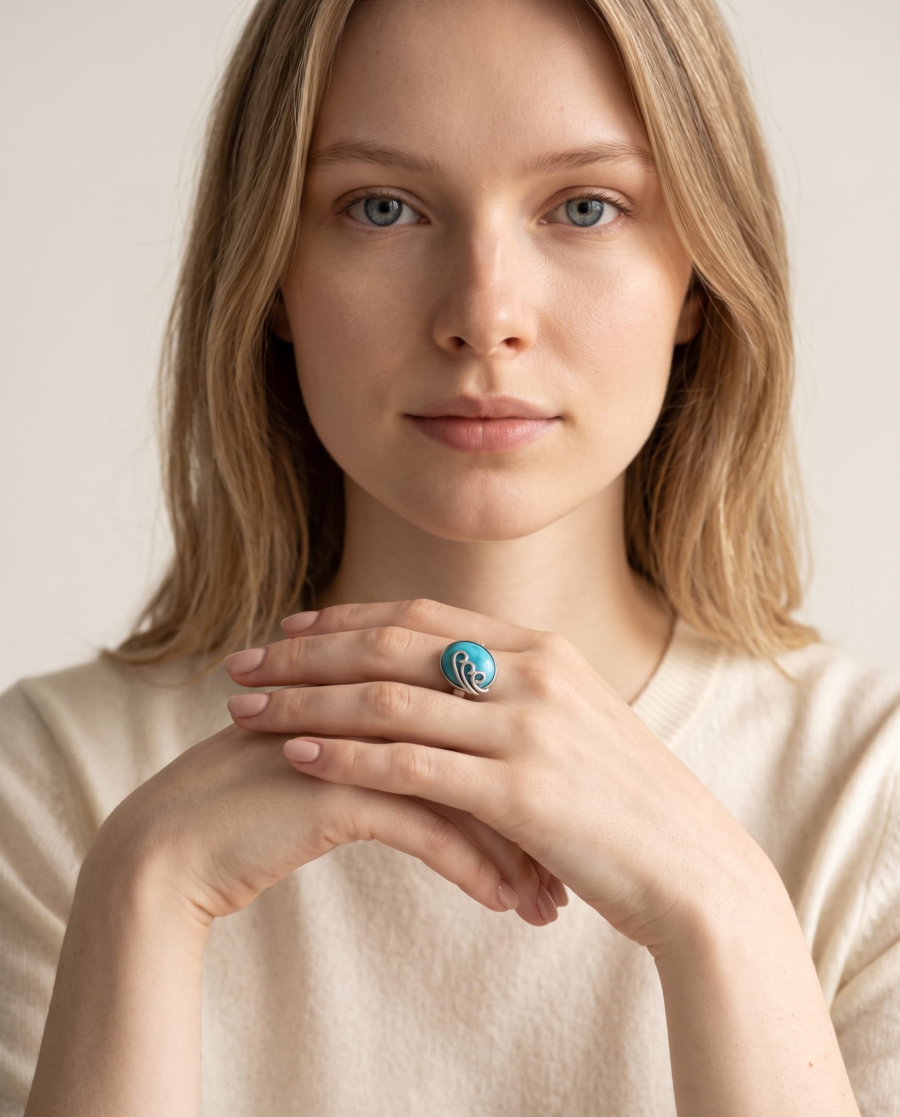 Women's Turquoise Ring Crafted