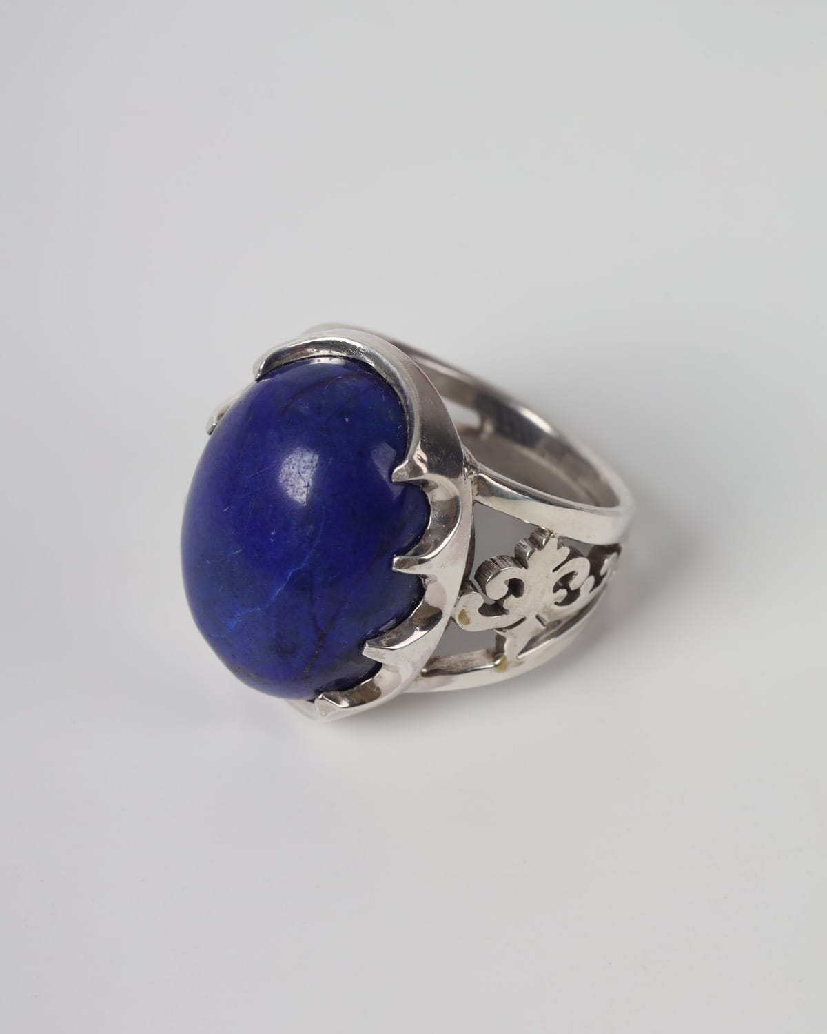 Men's Lapis Lazuli Silver Ring
