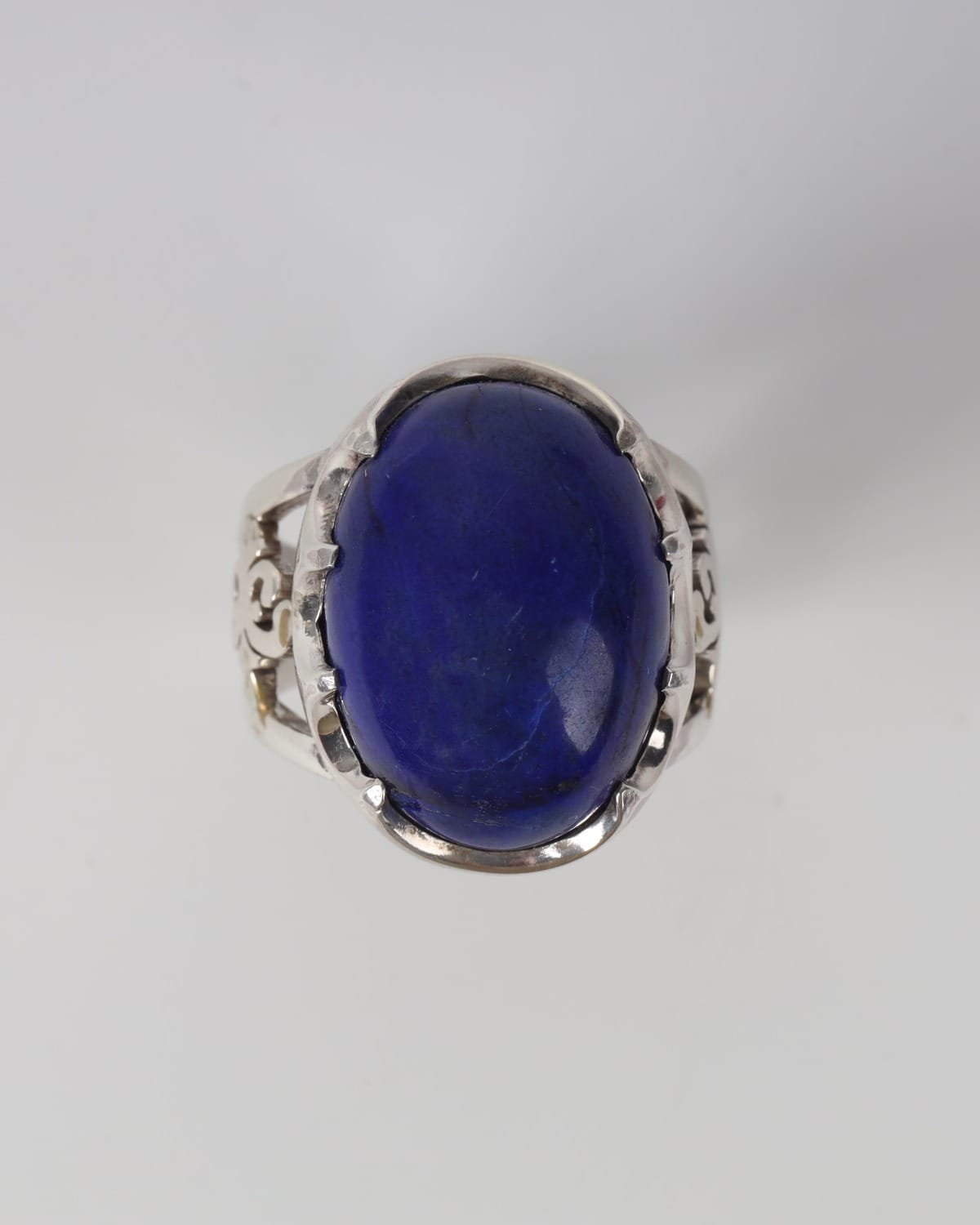 Men's Lapis Lazuli Silver Ring