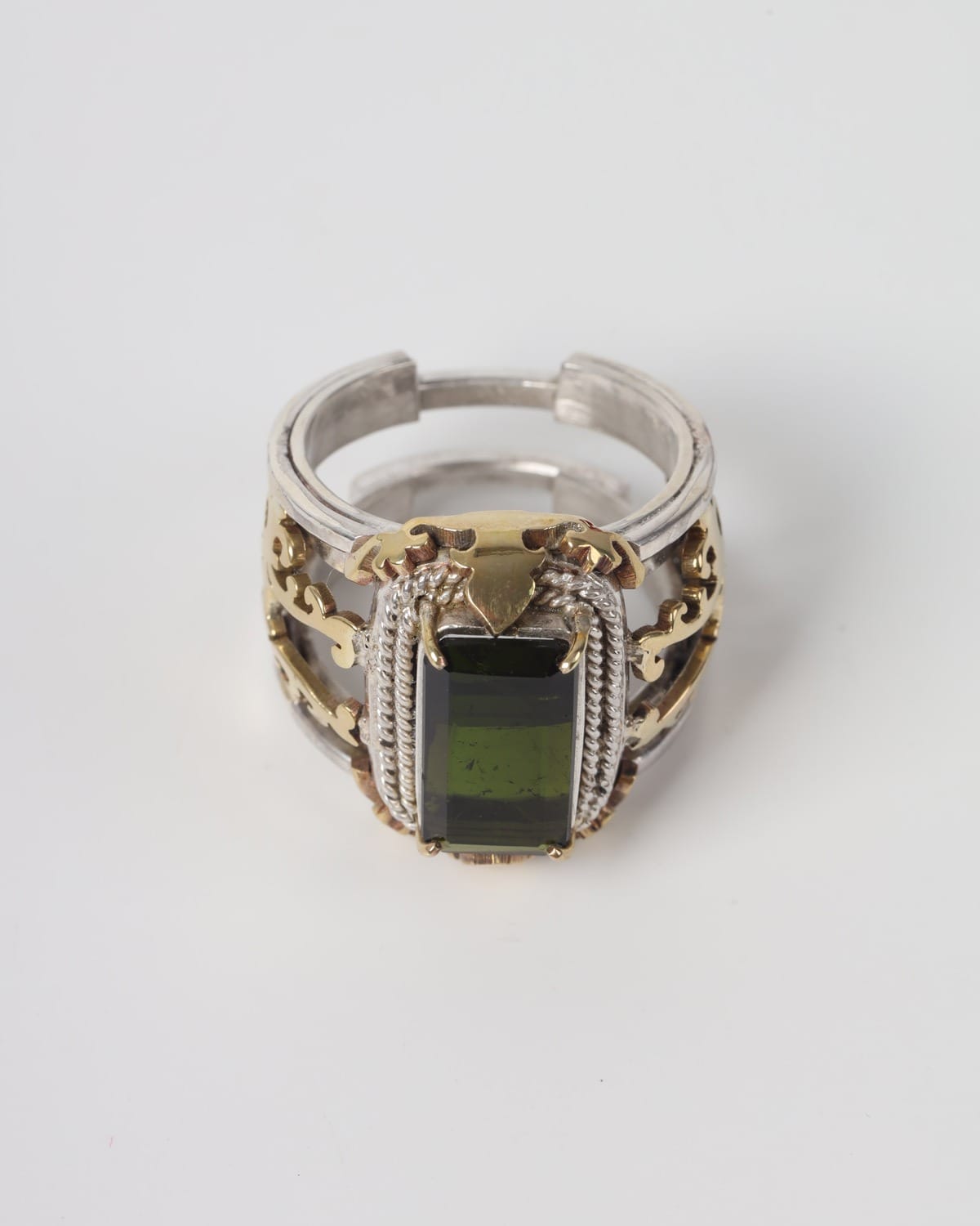 Mens Royal Green Stone Ring