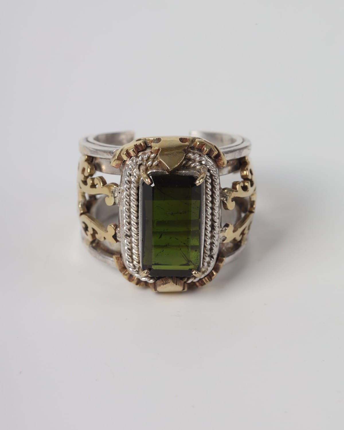 Mens Royal Green Stone Ring