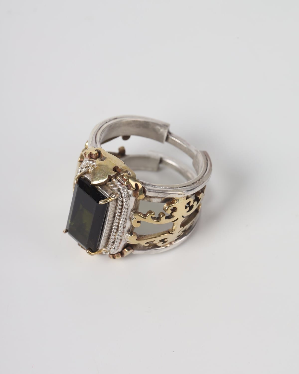 Mens Royal Green Stone Ring