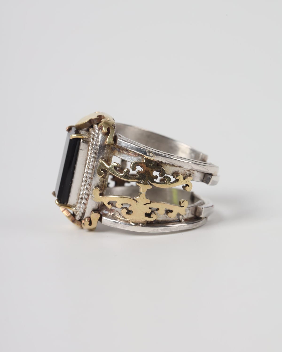 Mens Royal Green Stone Ring