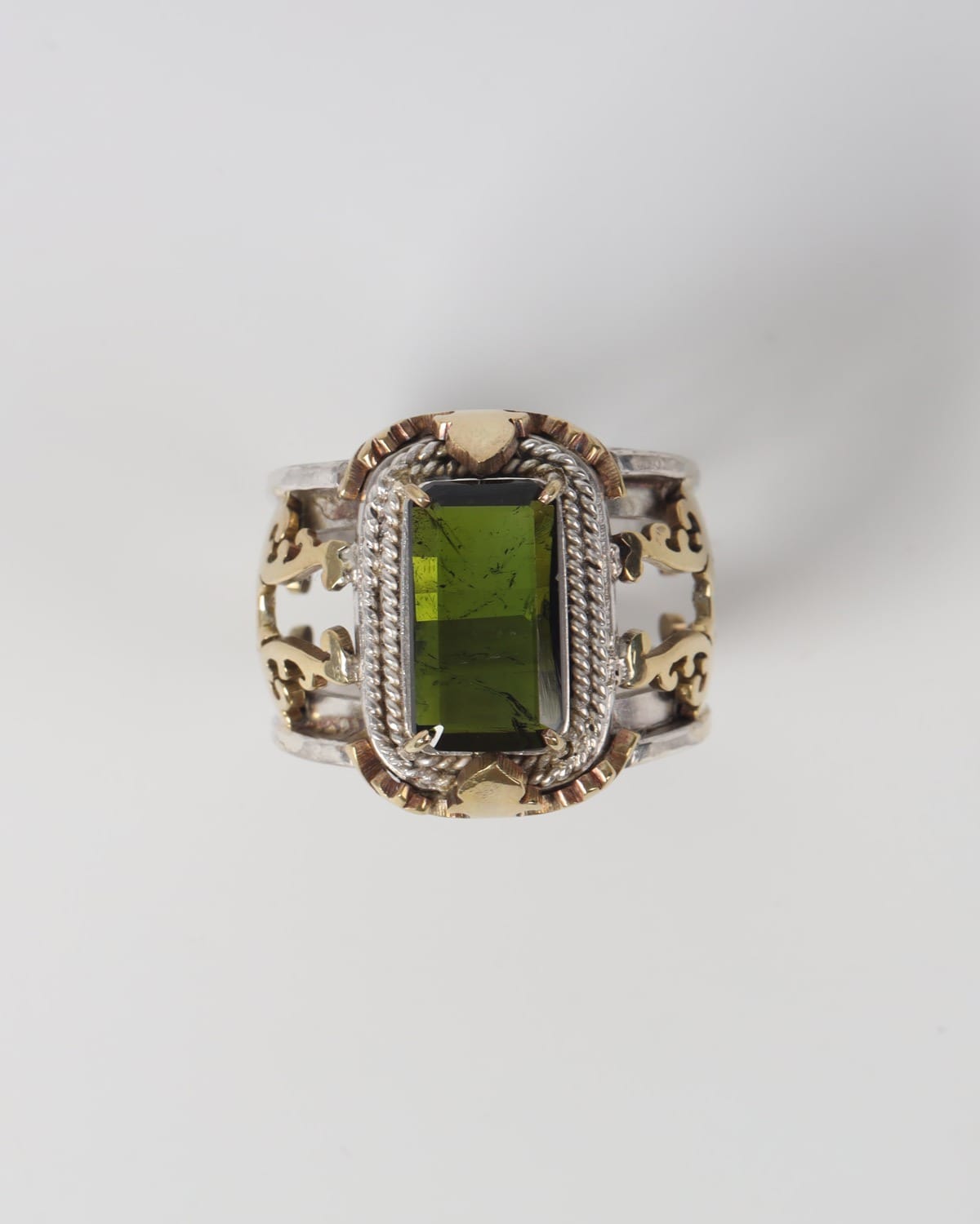 Mens Royal Green Stone Ring