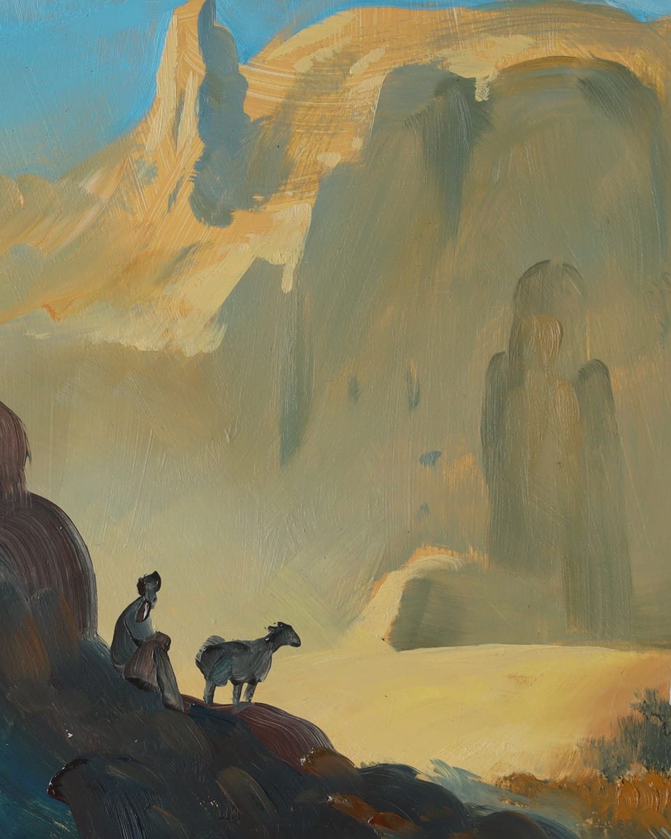 Bamiyan Shepherd Oil Painting