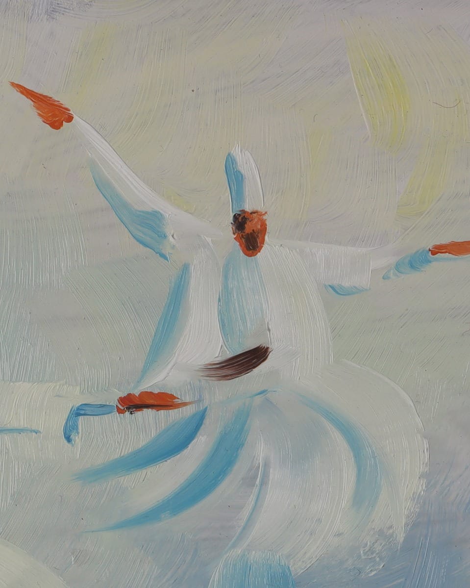 Whirling Dervish Oil Painting